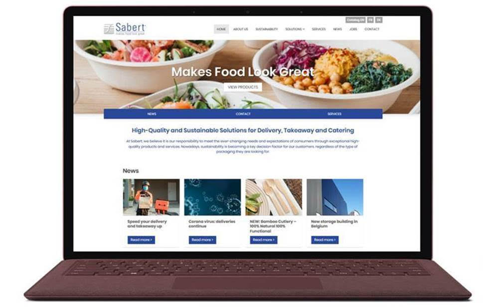 New Sabert Website - video