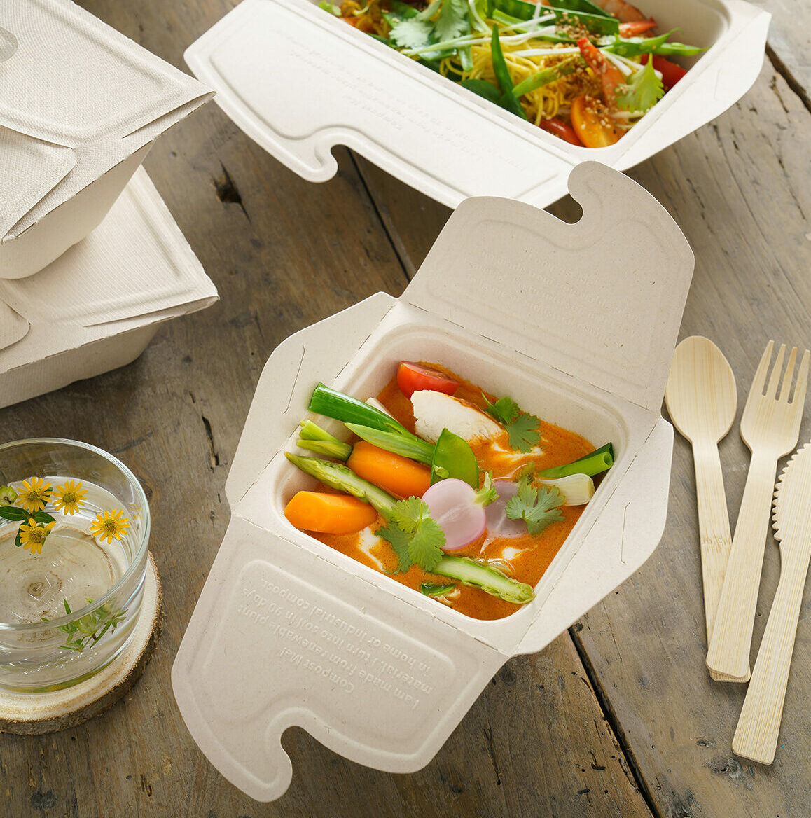 NEW: BePulp MEAL BOX TO GO packaging - Sabert