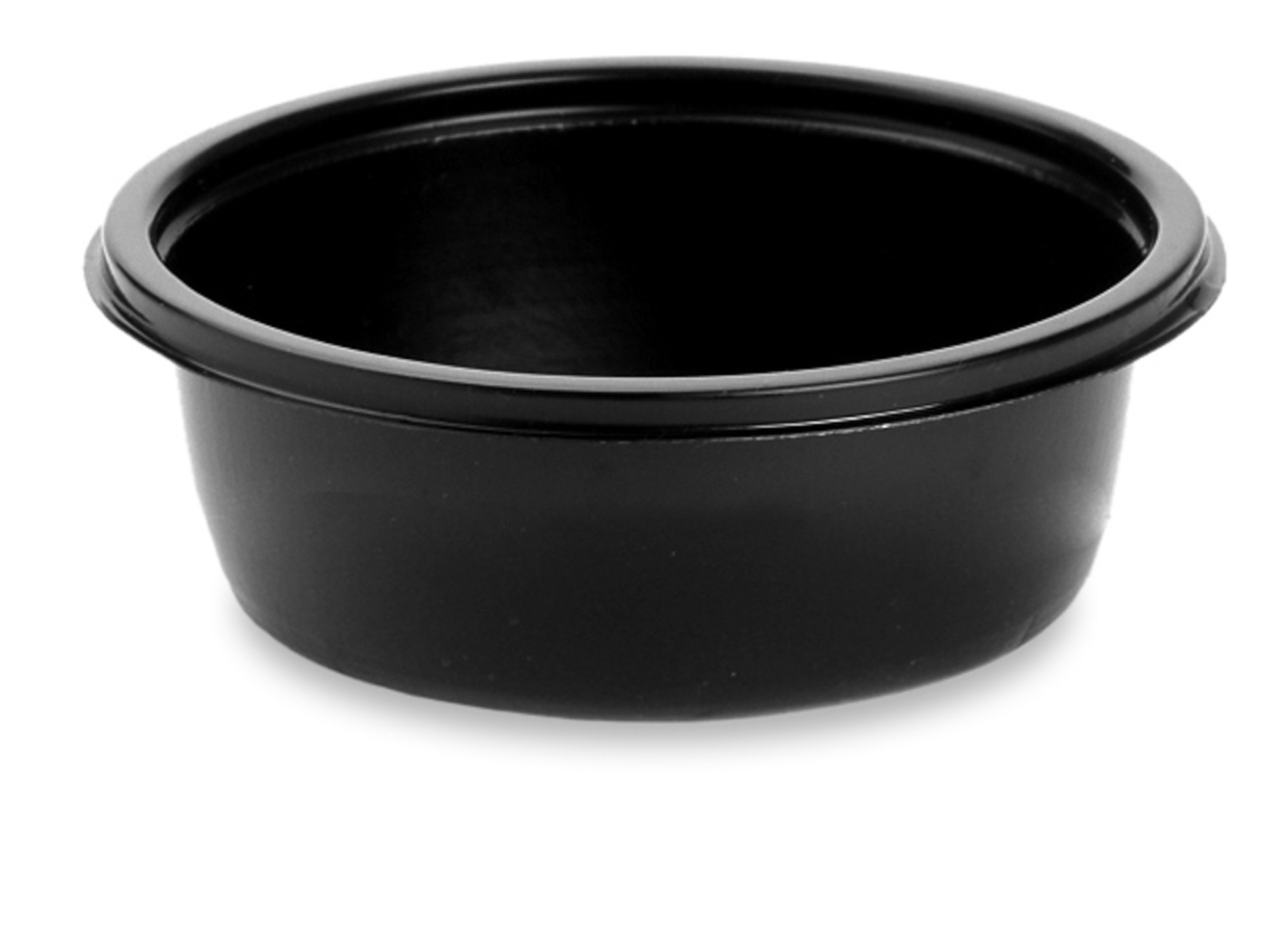 Boite ronde noire 250ml Ø13cm Sabert