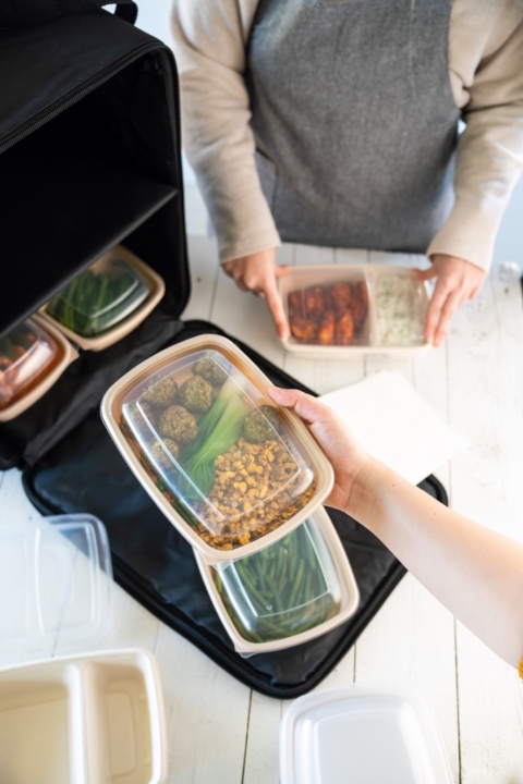 RASタッパー サイズL Rectangular container Natural colour 900ml 23x17cm - Sabert