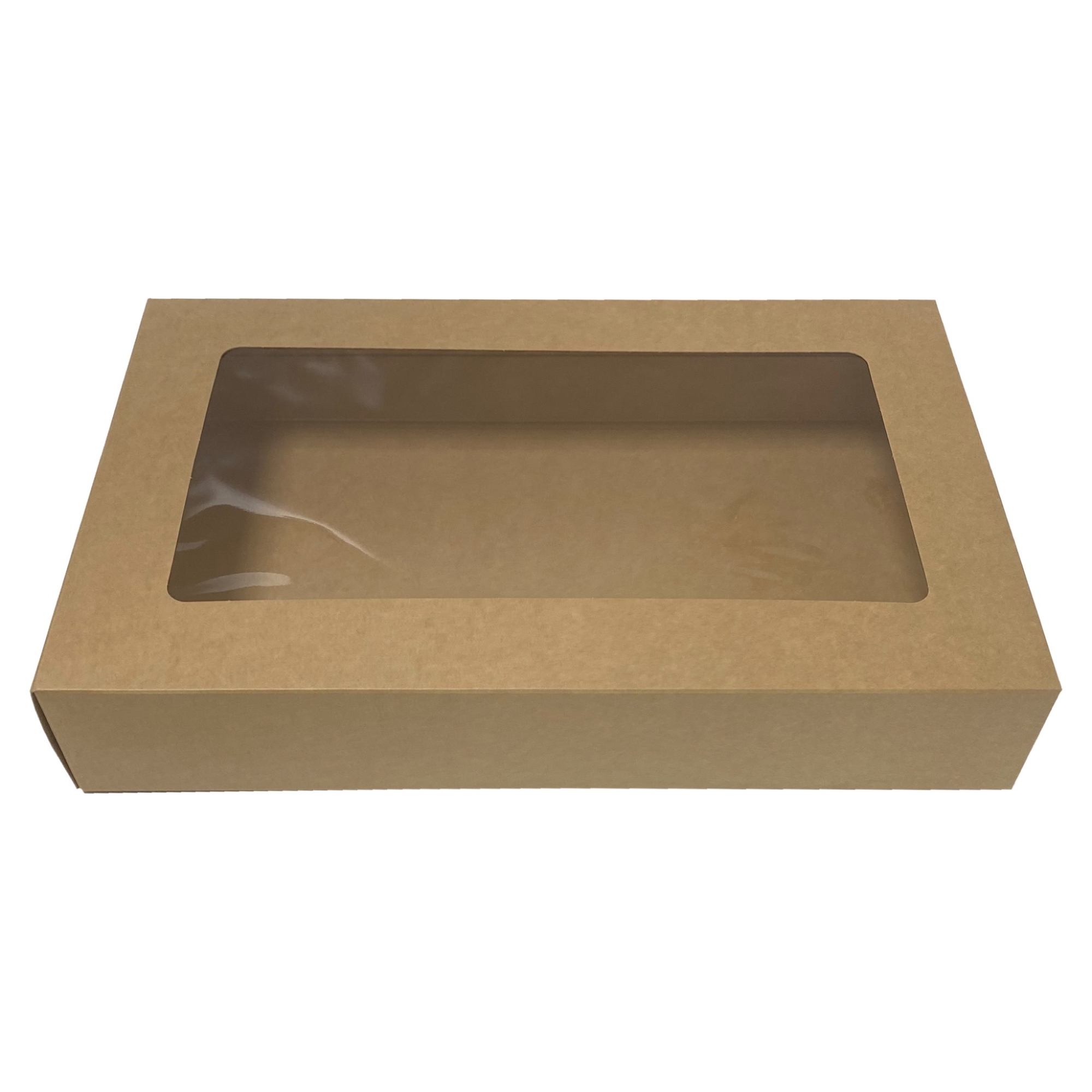 KRAFT Box Window 42x27cm Sabert